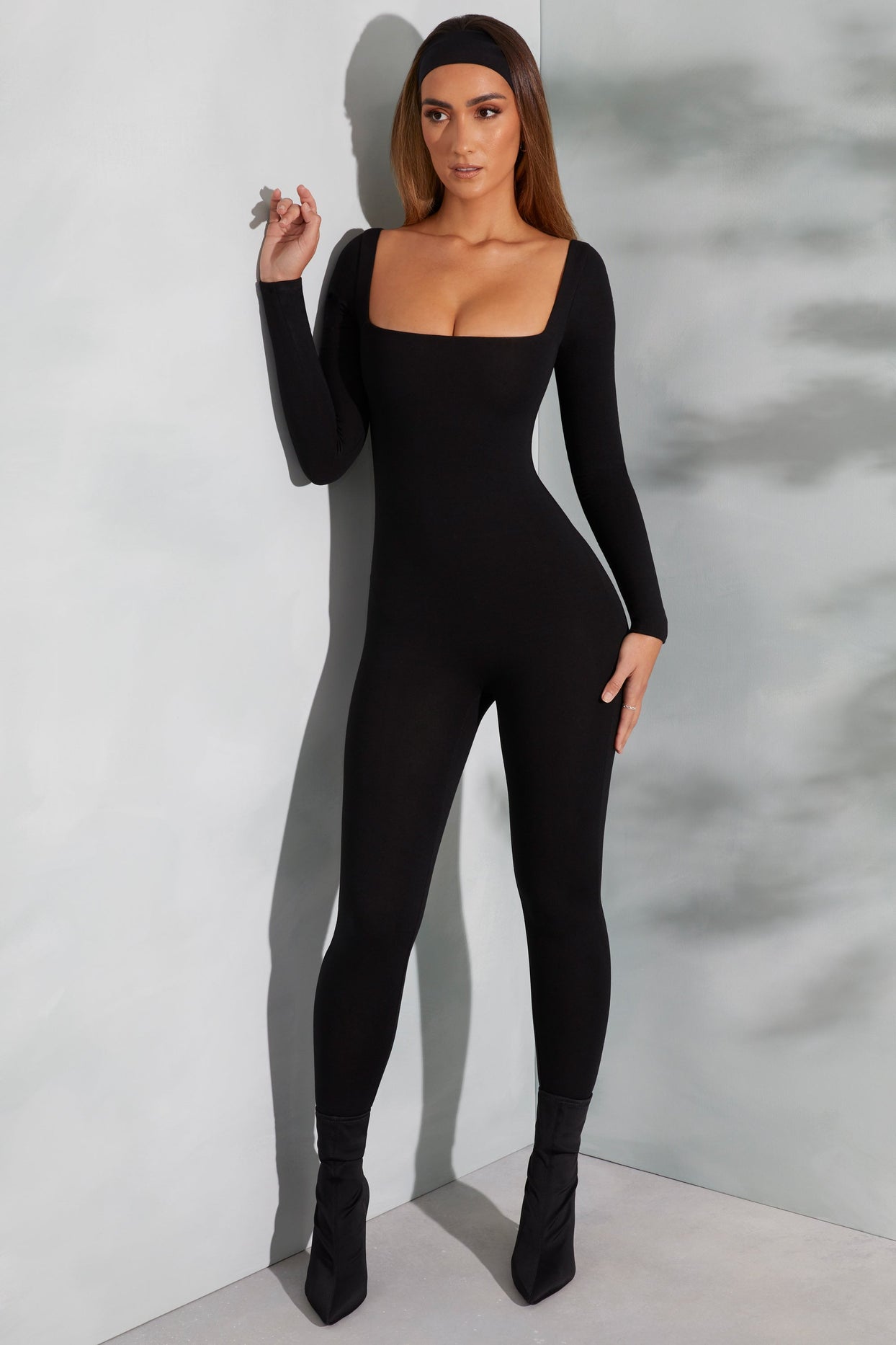 Rosalia Shorts Jumpsuit (Black) – Shop MPE