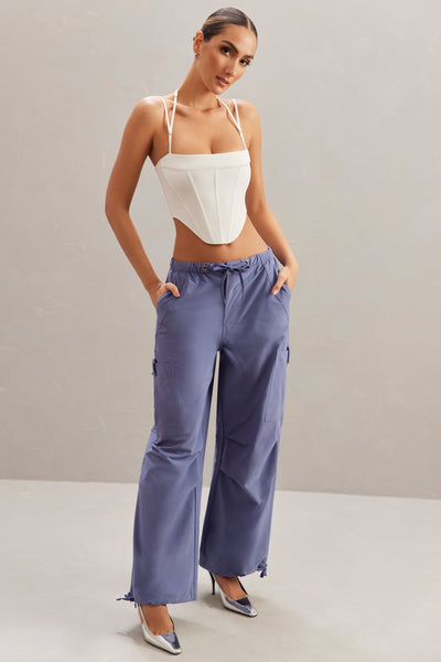 Forever 21 Satin Cargo Pant