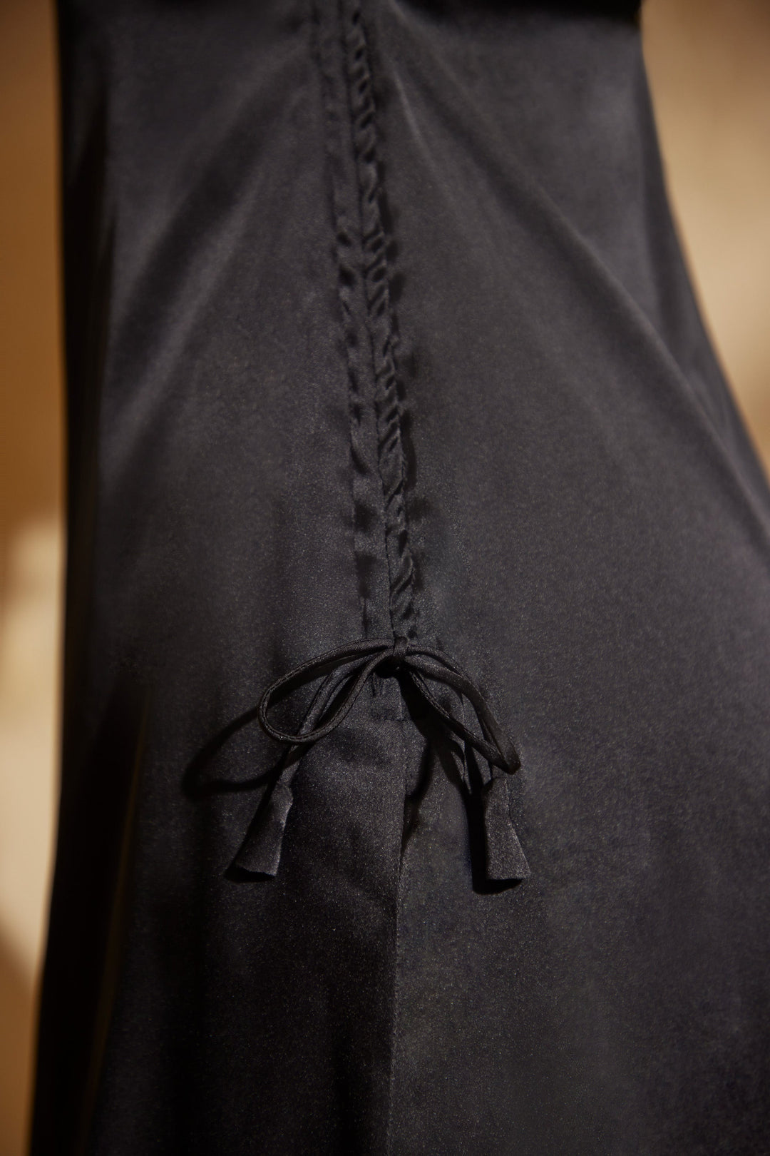 Alma Cowl Neckline A-Line Mini Dress in Black | Oh Polly