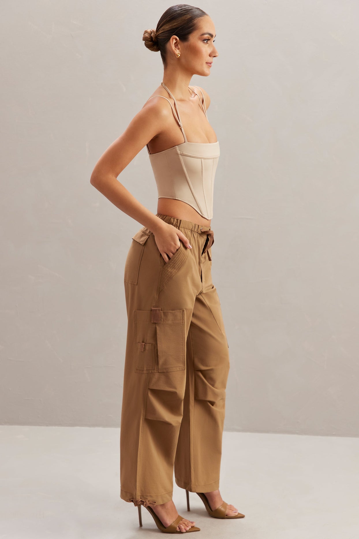 Oh Polly Corset Top Tan Size 8 - $18 (64% Off Retail) - From Sydney