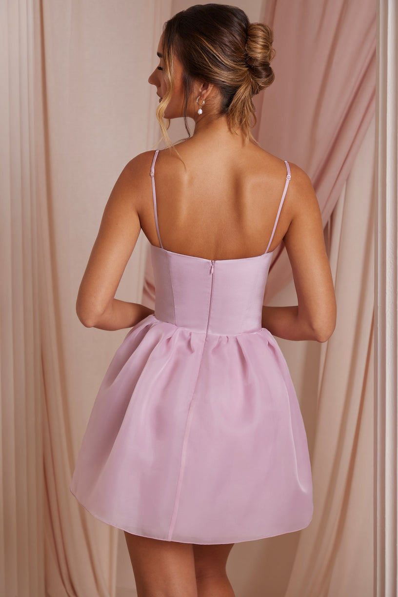 open lace back dress Tocoto Vintage Tulle Mini Dress main image 0