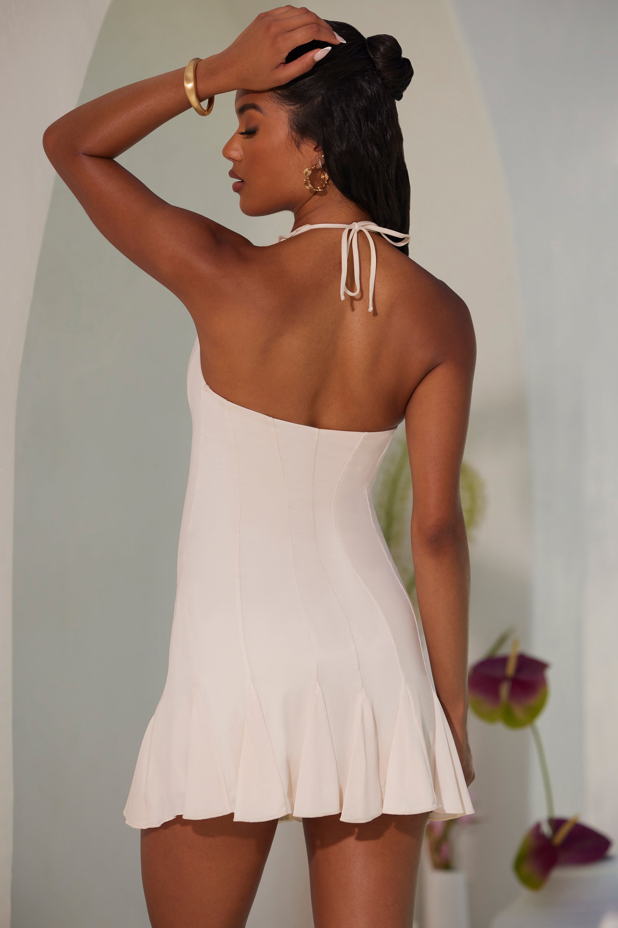 ruffle halter top