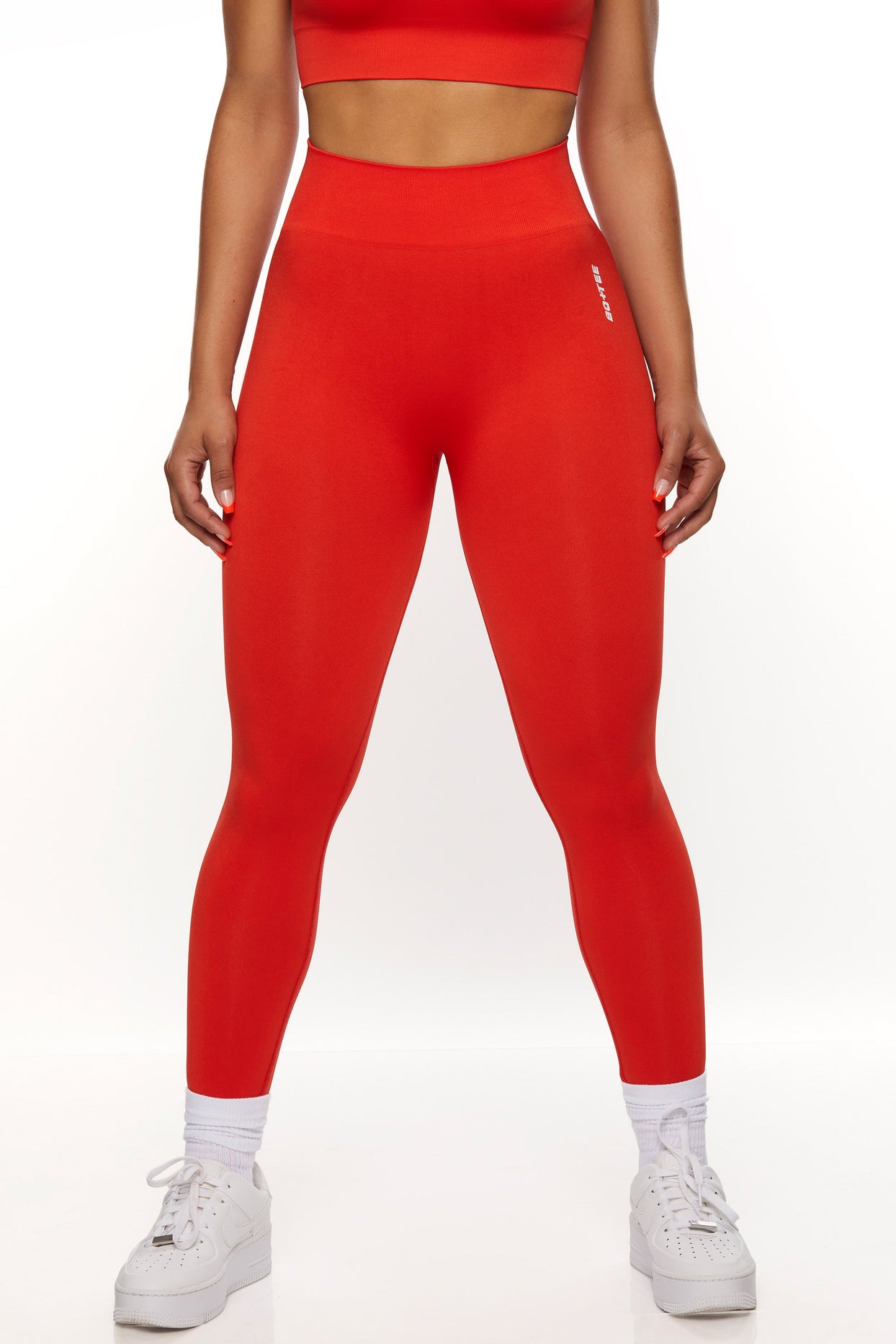 Full Length multisport leggings in Red