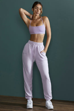 Petite Jogger Bottoms in Lilac