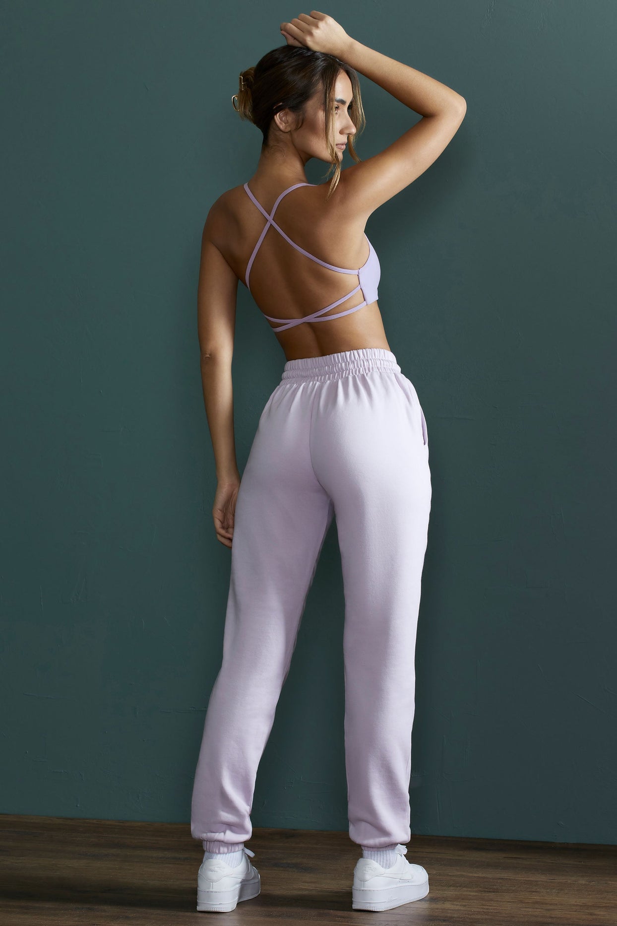 Jogger Bottoms in Lilac