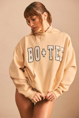 Oversized Hoodie in Sand