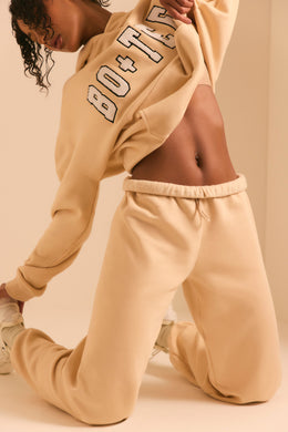 Joggers Petite Relaxed Fit na Areia