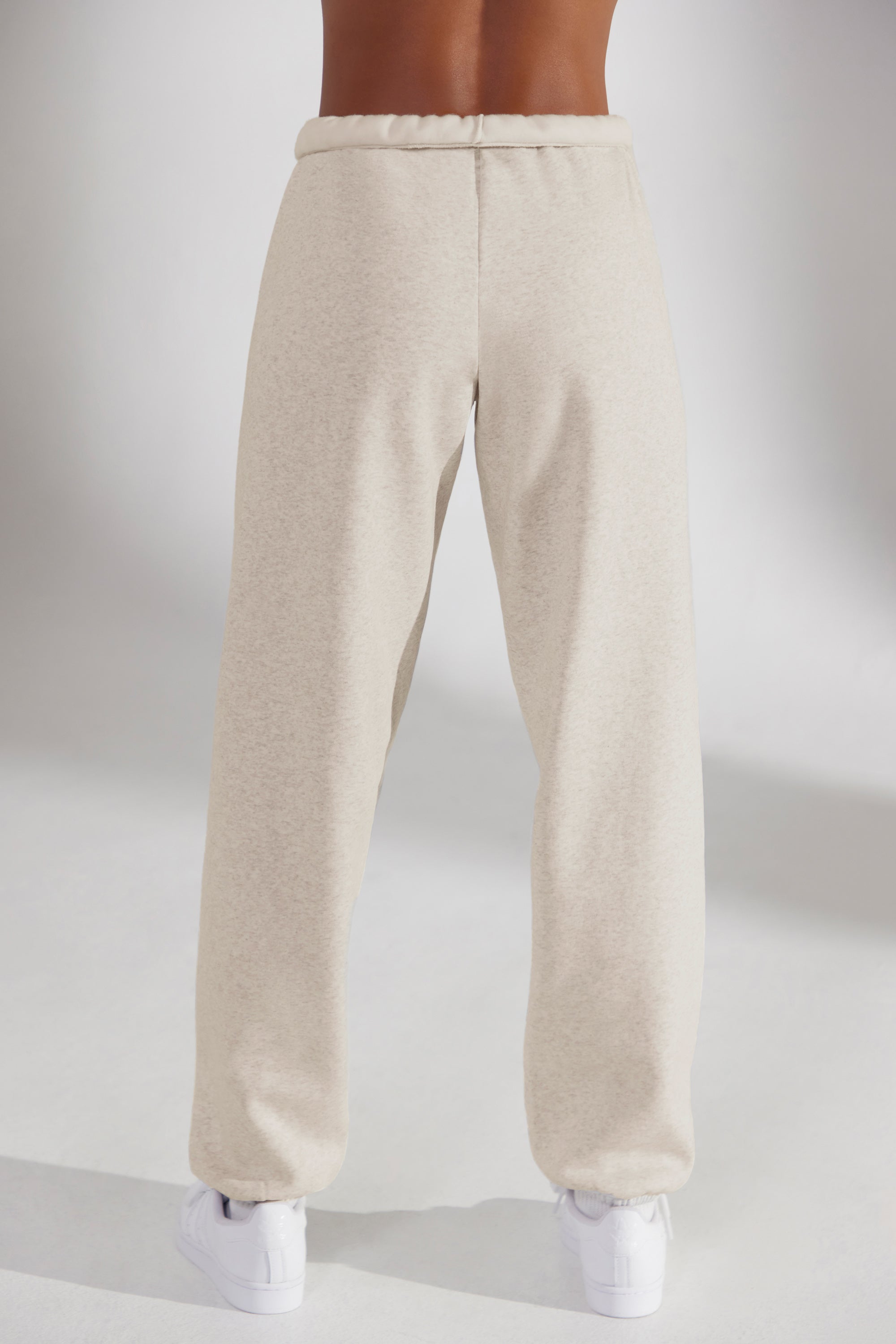 Joggers extragrandes en Heather Oat