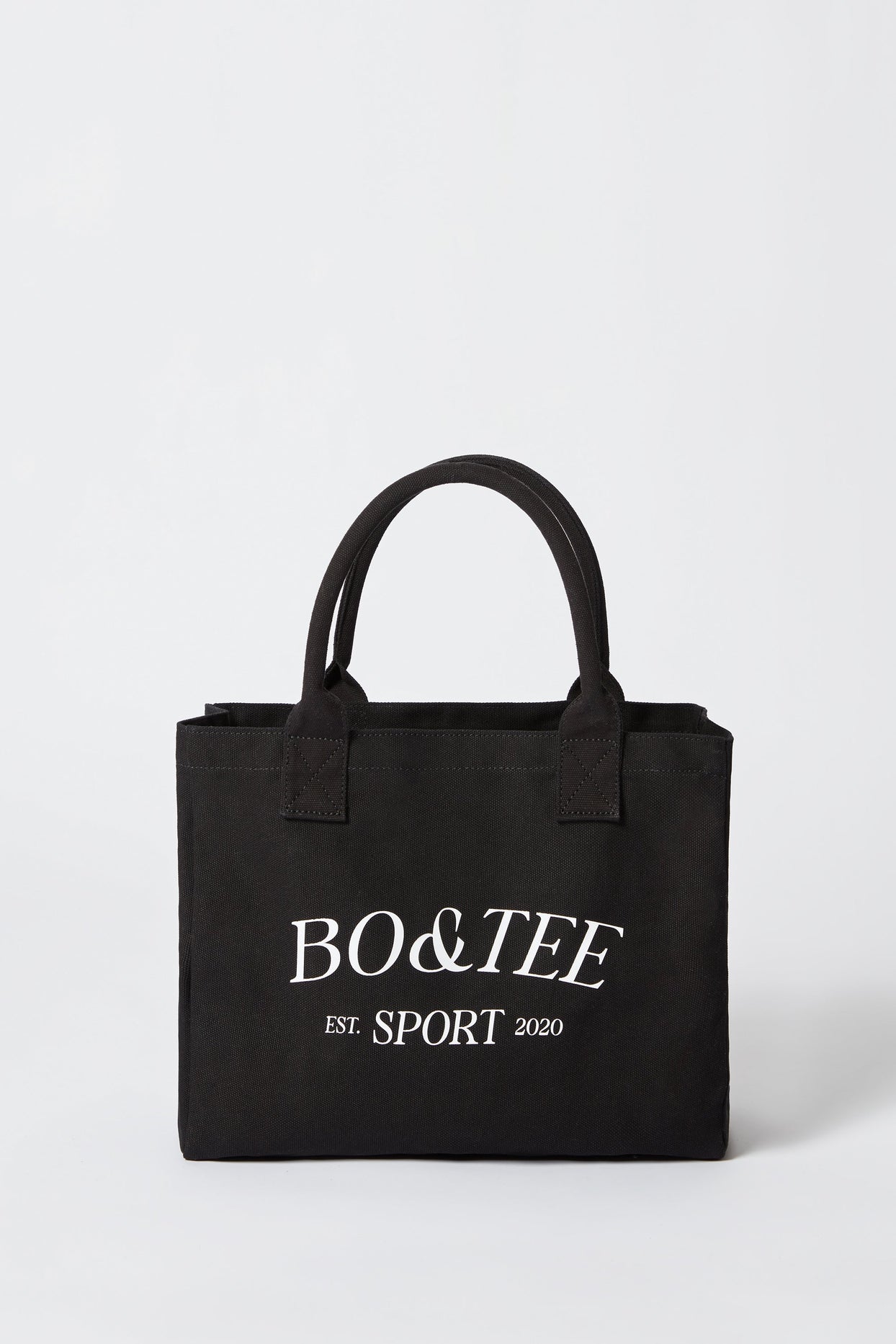 Sport Small Canvas Tote Bag in Black | Oh Polly