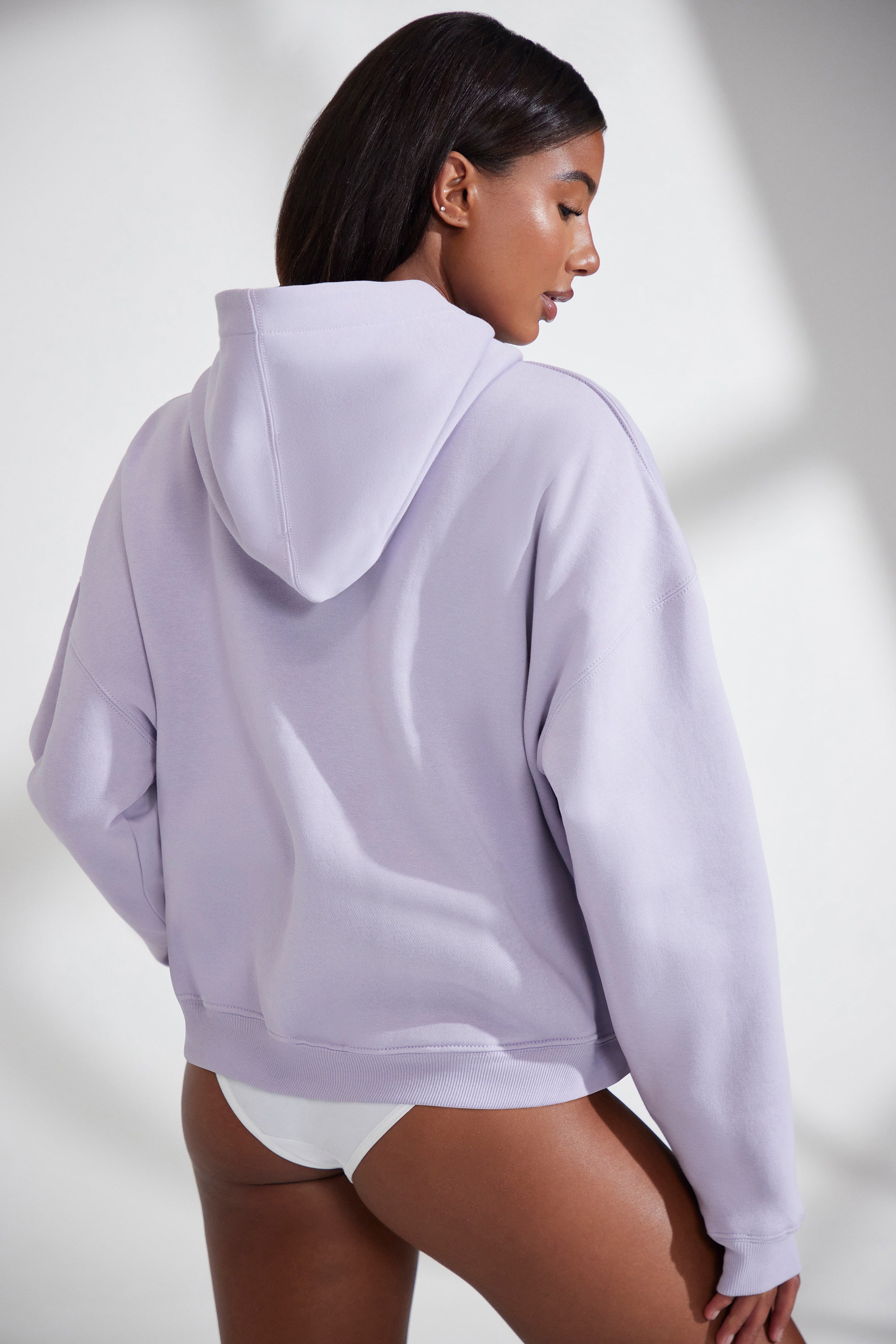 Oversized lavender online hoodie