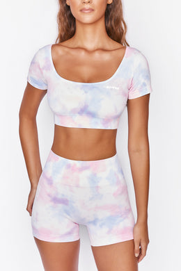 Speed Seamless High Waisted Shorts in Tie Dye