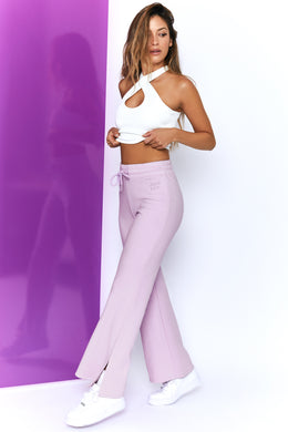 Life Wide Leg Joggers in Lilac