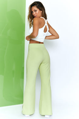 Life Wide Leg Joggers in Lime
