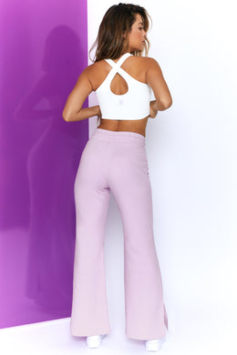 Life Wide Leg Joggers in Lilac