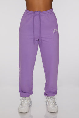 Sweat Pants in Purple