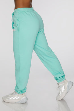 Sweat Pants in Turquoise