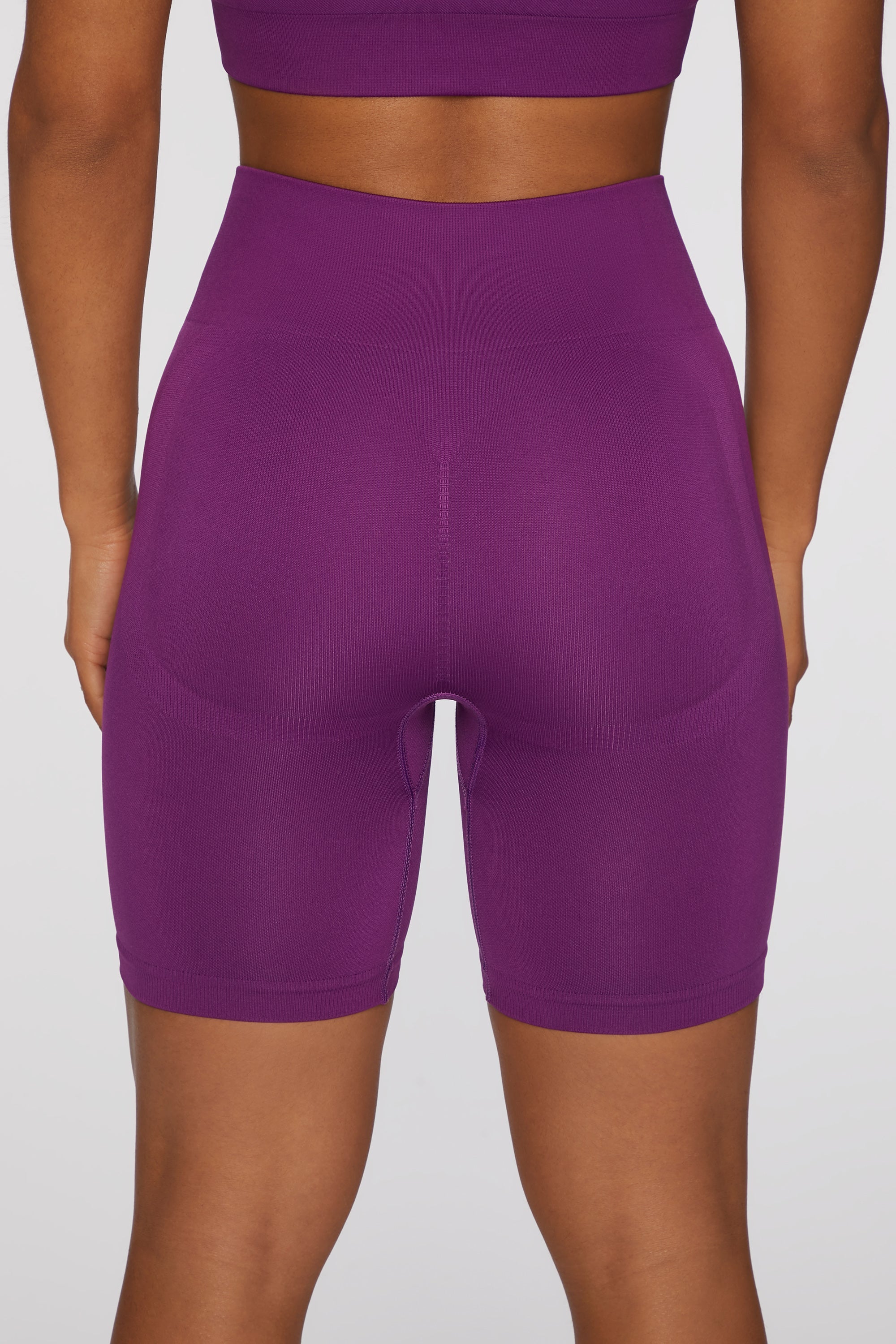 Dark purple biker on sale shorts