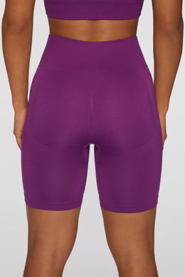 Biker Shorts in Dark Purple