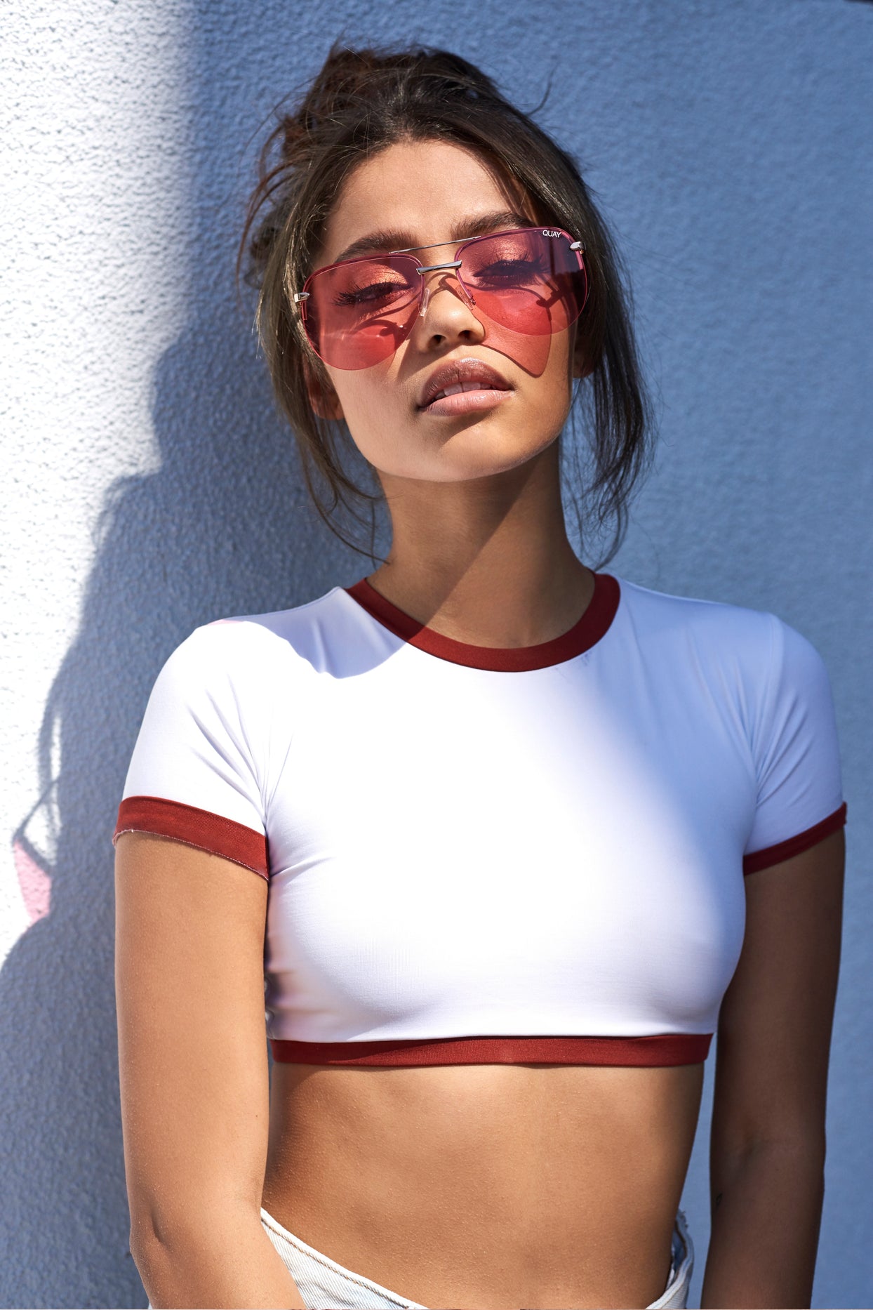 The Playa Sunglasses in Rose Pink